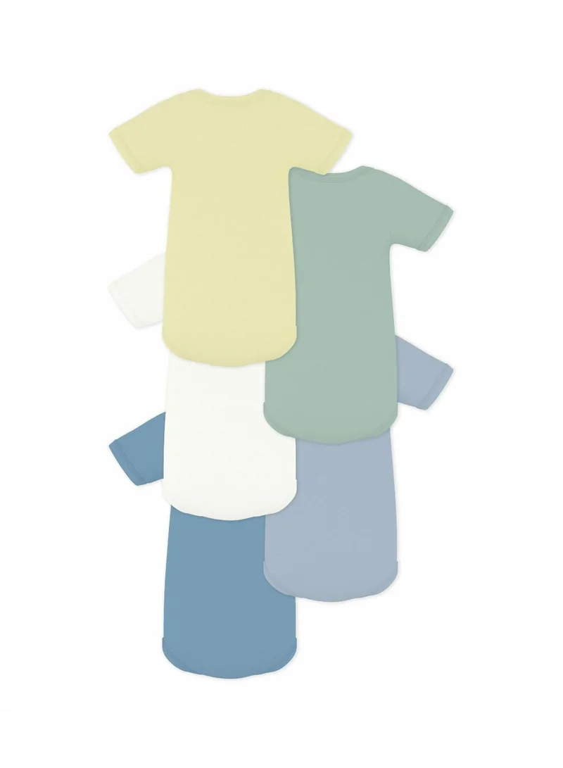 بيتي باتو Pack of babies' short-sleeved plain cotton bodies